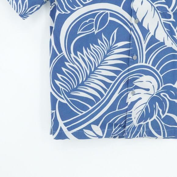 Tommy Bahama Shirt Mens Medium Hawaiian Floral Button Up Casual Beach Resort - Picture 8 of 16